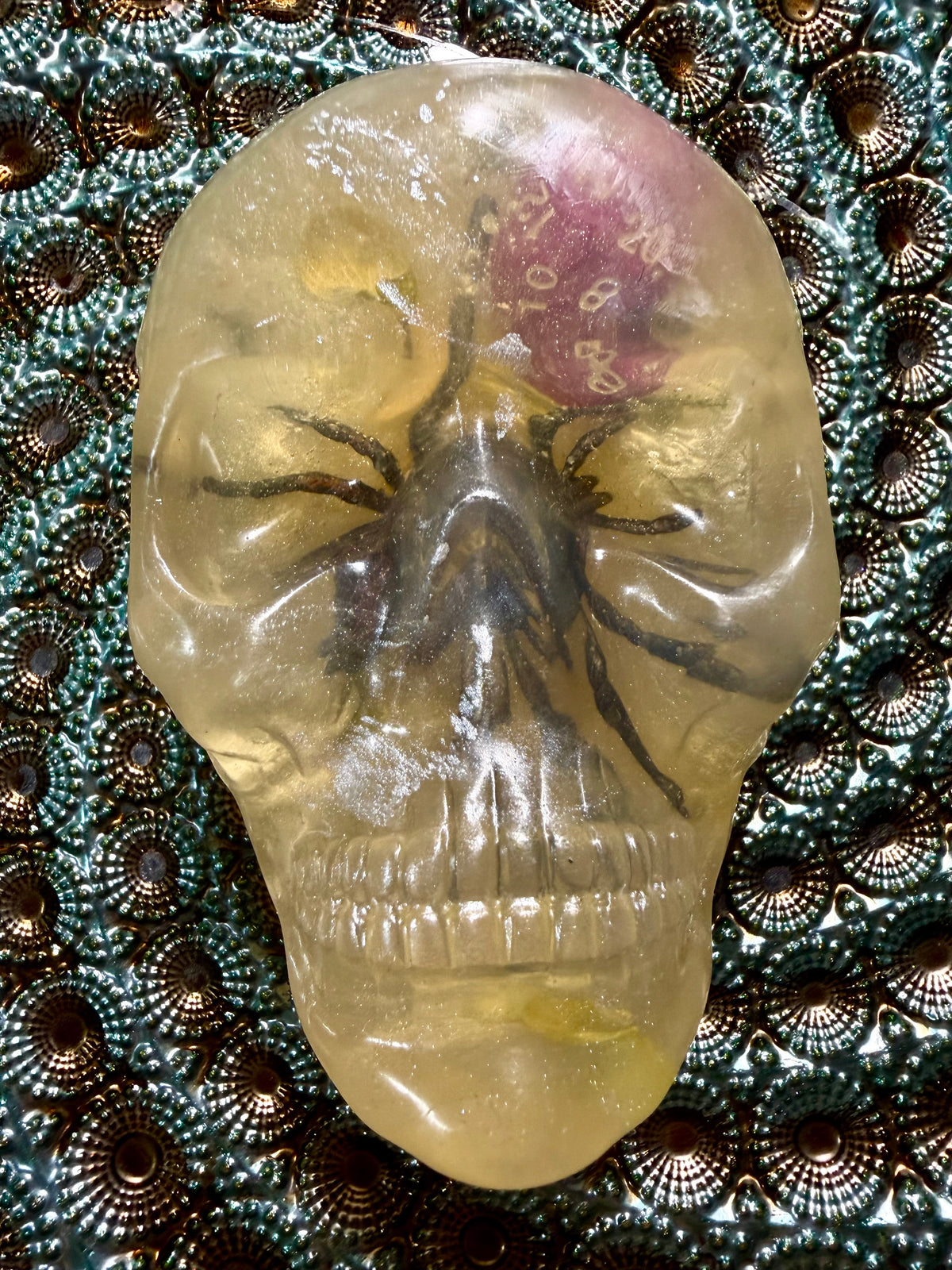 XL d20 Skull Soap