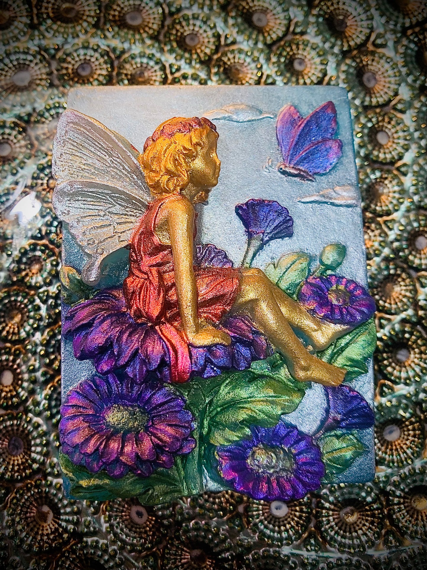 Hoppy Fairy’s Garden “Elise” Handpainted Bar Soap