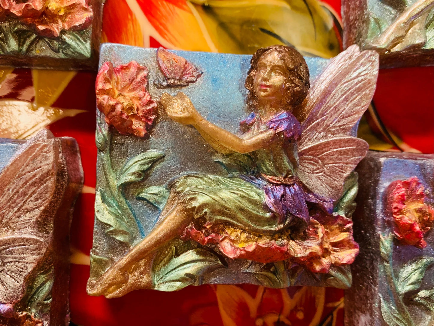 “Krista” Hand Painted Fairy Bar Soap