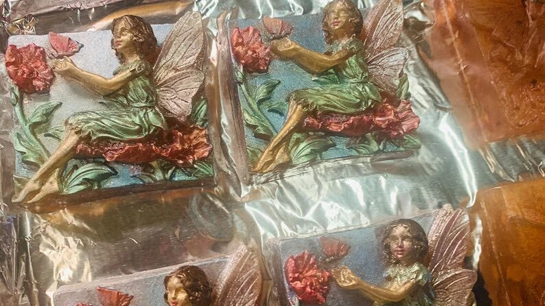 “Krista” Hand Painted Fairy Bar Soap