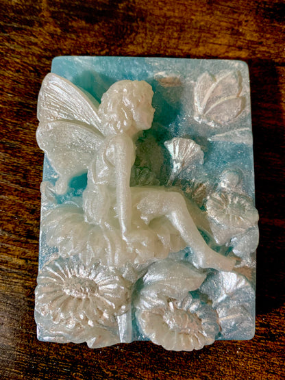 Hoppy Fairy’s Garden “Elise” Handpainted Bar Soap