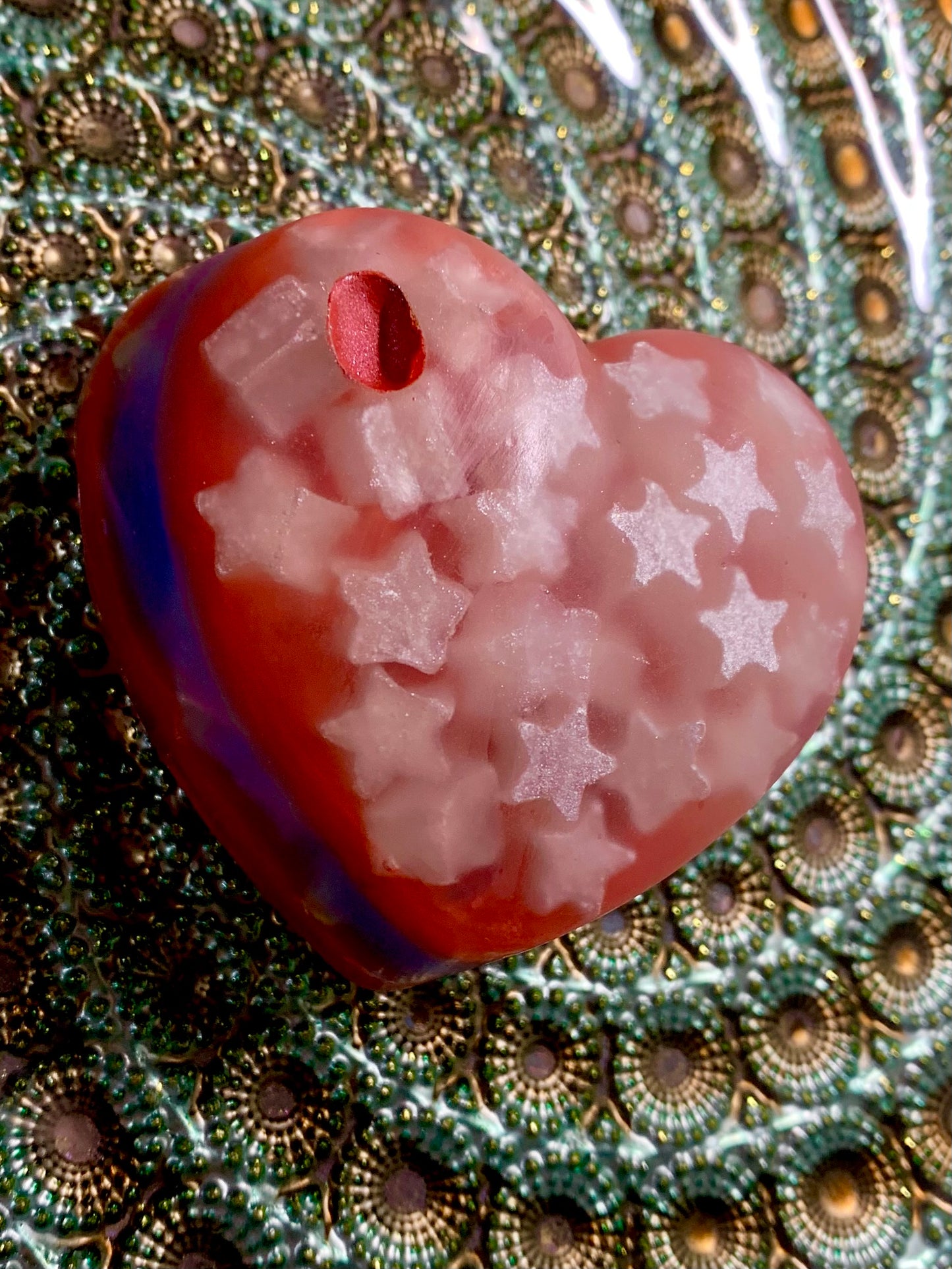 Patriotic Heart Bar Soap
