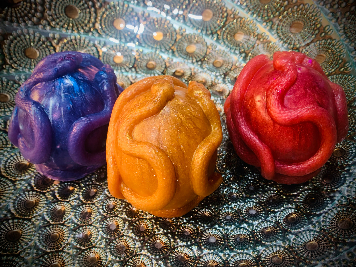 **Viking’s Blood Snakes & Skull Luxury Bar Soap