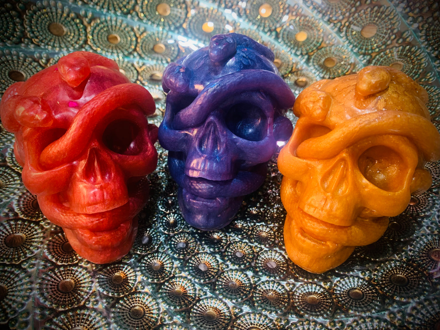 **Viking’s Blood Snakes & Skull Luxury Bar Soap