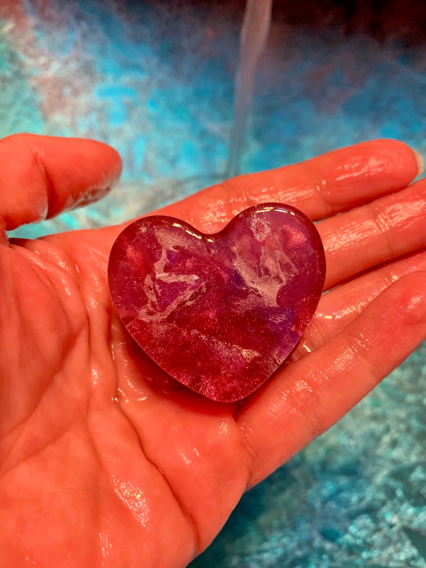 Hoppy Hearts Hand Soaps-Genuine Gemstones