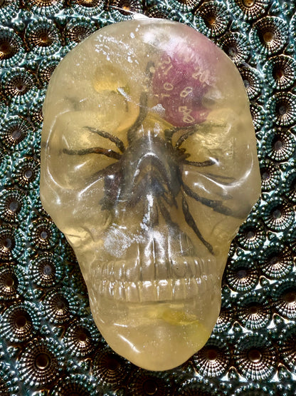XL d20 Skull Soap