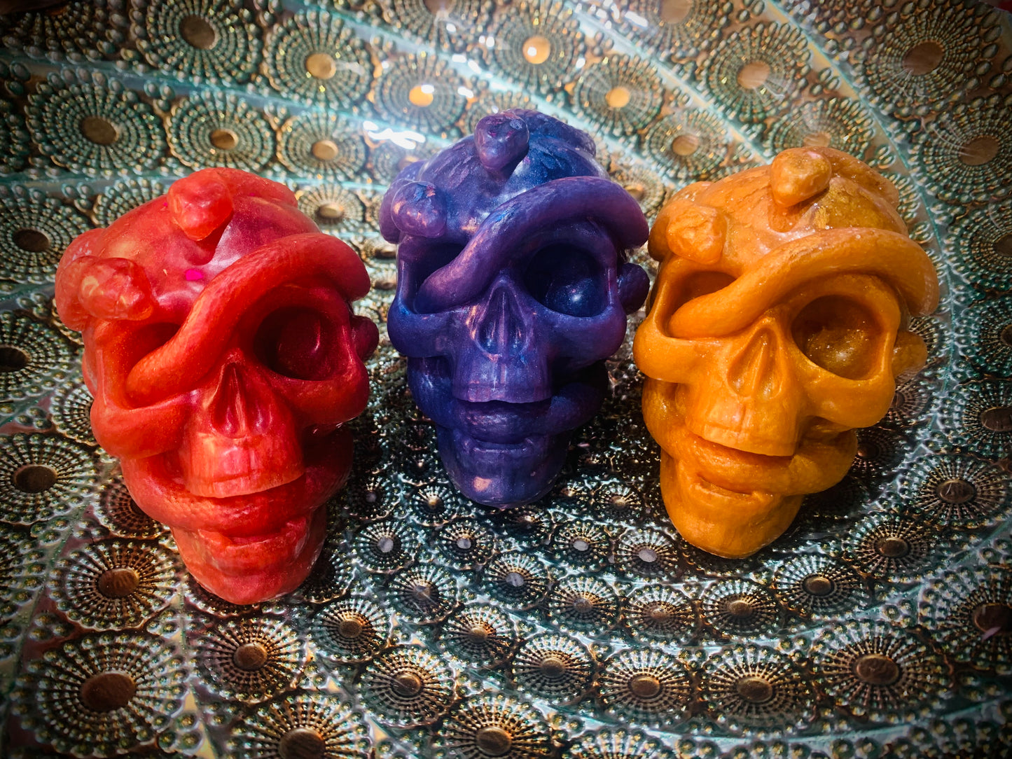 **Viking’s Blood Snakes & Skull Luxury Bar Soap