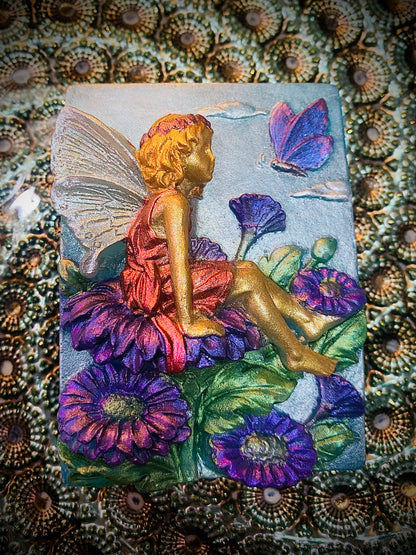 Hoppy Fairy’s Garden “Elise” Handpainted Bar Soap
