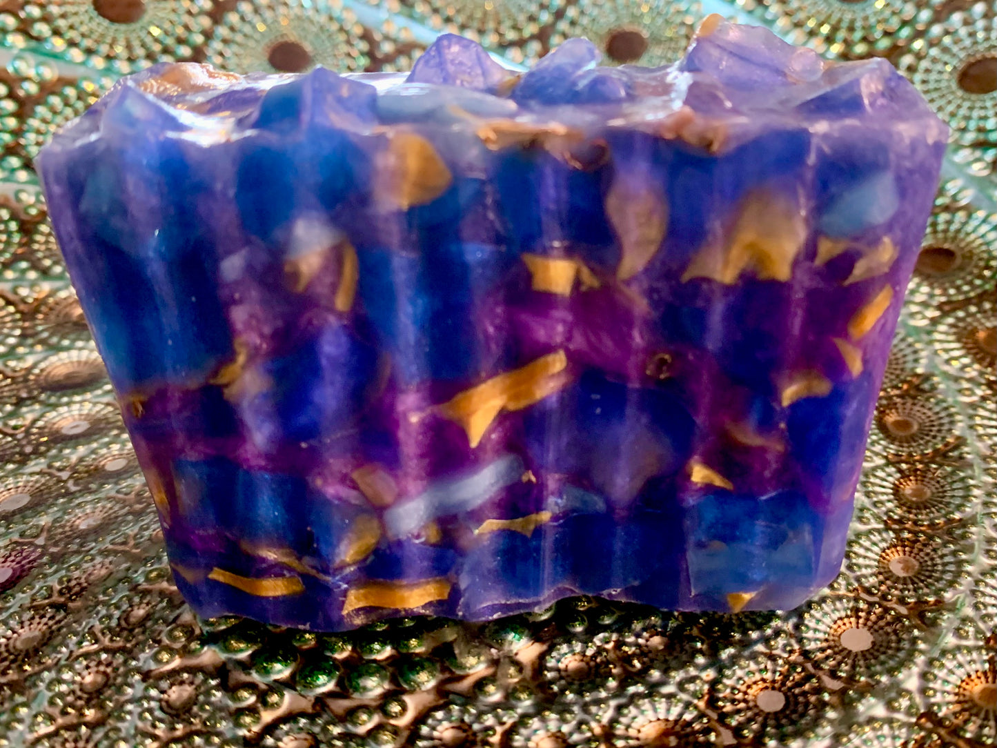 Hand Cut Lavender Bar