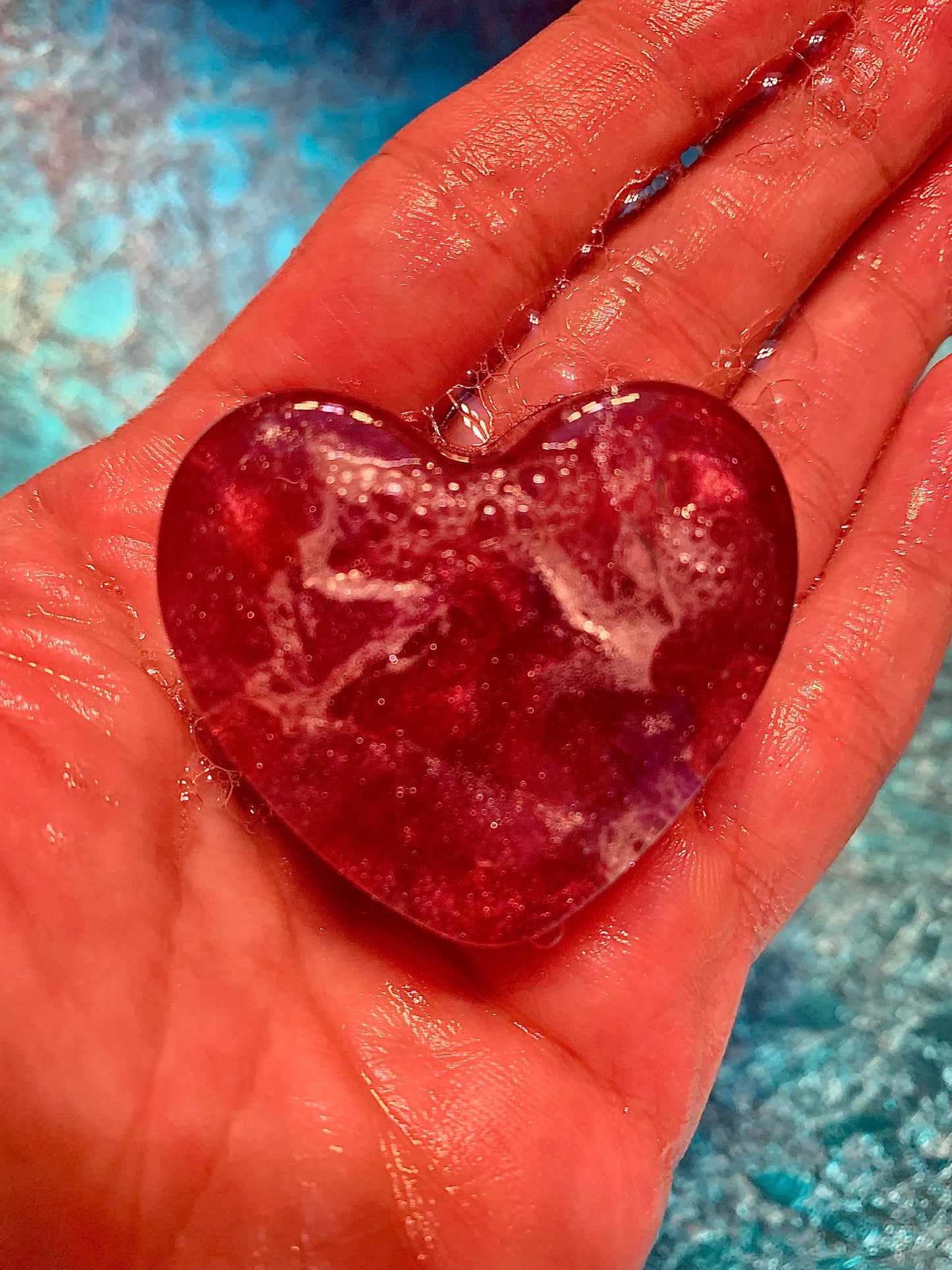 Hoppy Hearts Hand Soaps-Genuine Gemstones