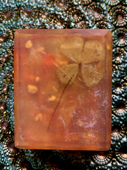 Genuine Four-Leaf Clover Bar Soap