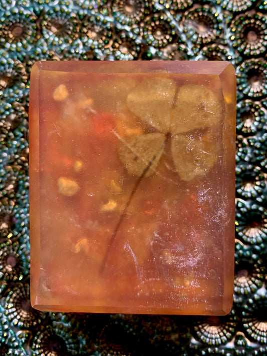Genuine Four-Leaf Clover Bar Soap