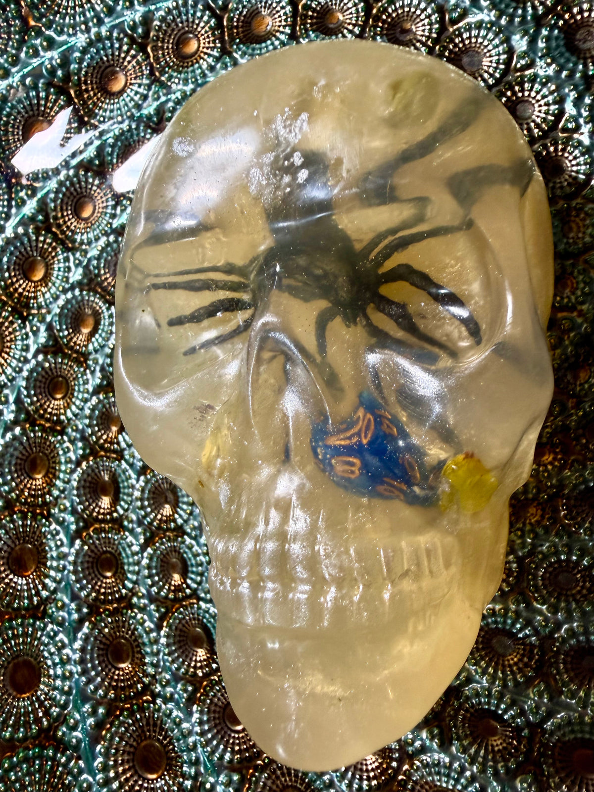 XL d20 Skull Soap