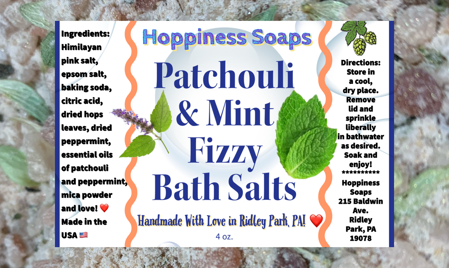 •Fizzy Bath Salts