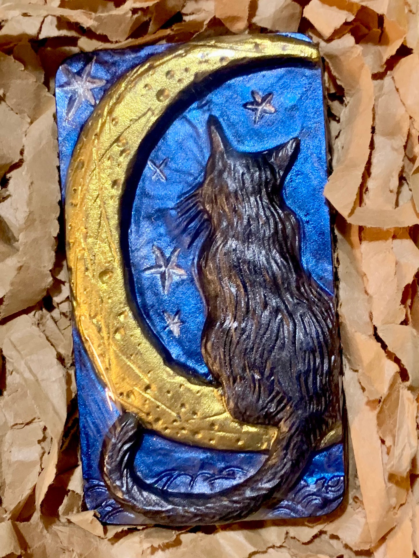 Cat on Moon Bar Soap