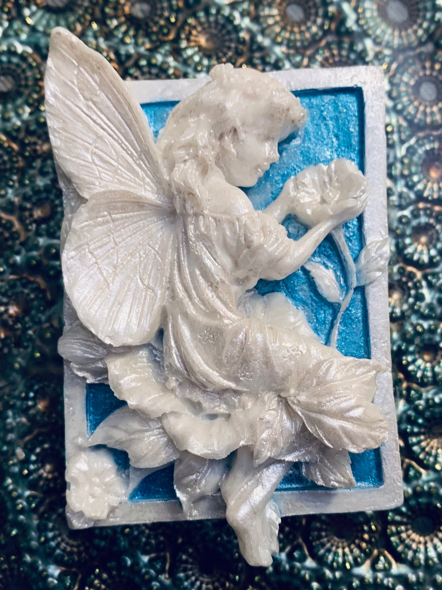 Hoppy Fairy’s Garden “Iviana” Handpainted Bar Soap