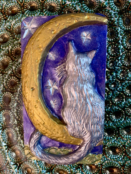 Cat on Moon Bar Soap