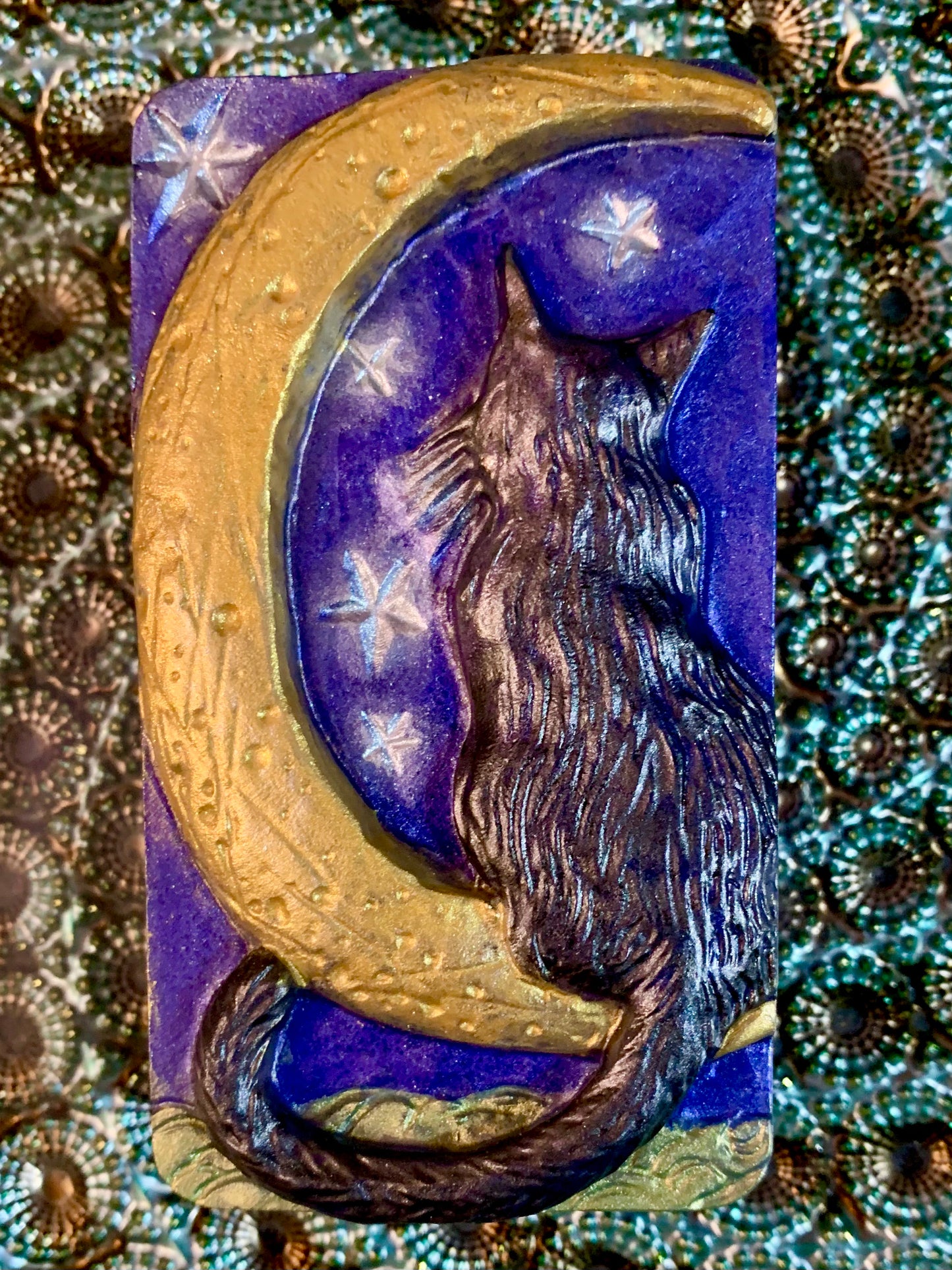 Cat on Moon Bar Soap