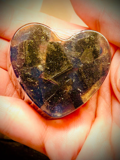 Genuine Gemstone Heart Hand Soap Sets