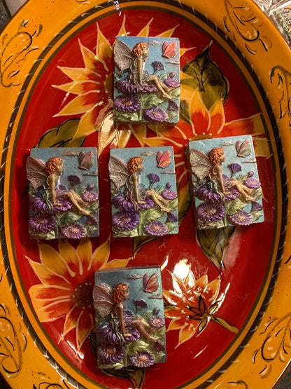 Hoppy Fairy’s Garden “Elise” Handpainted Bar Soap