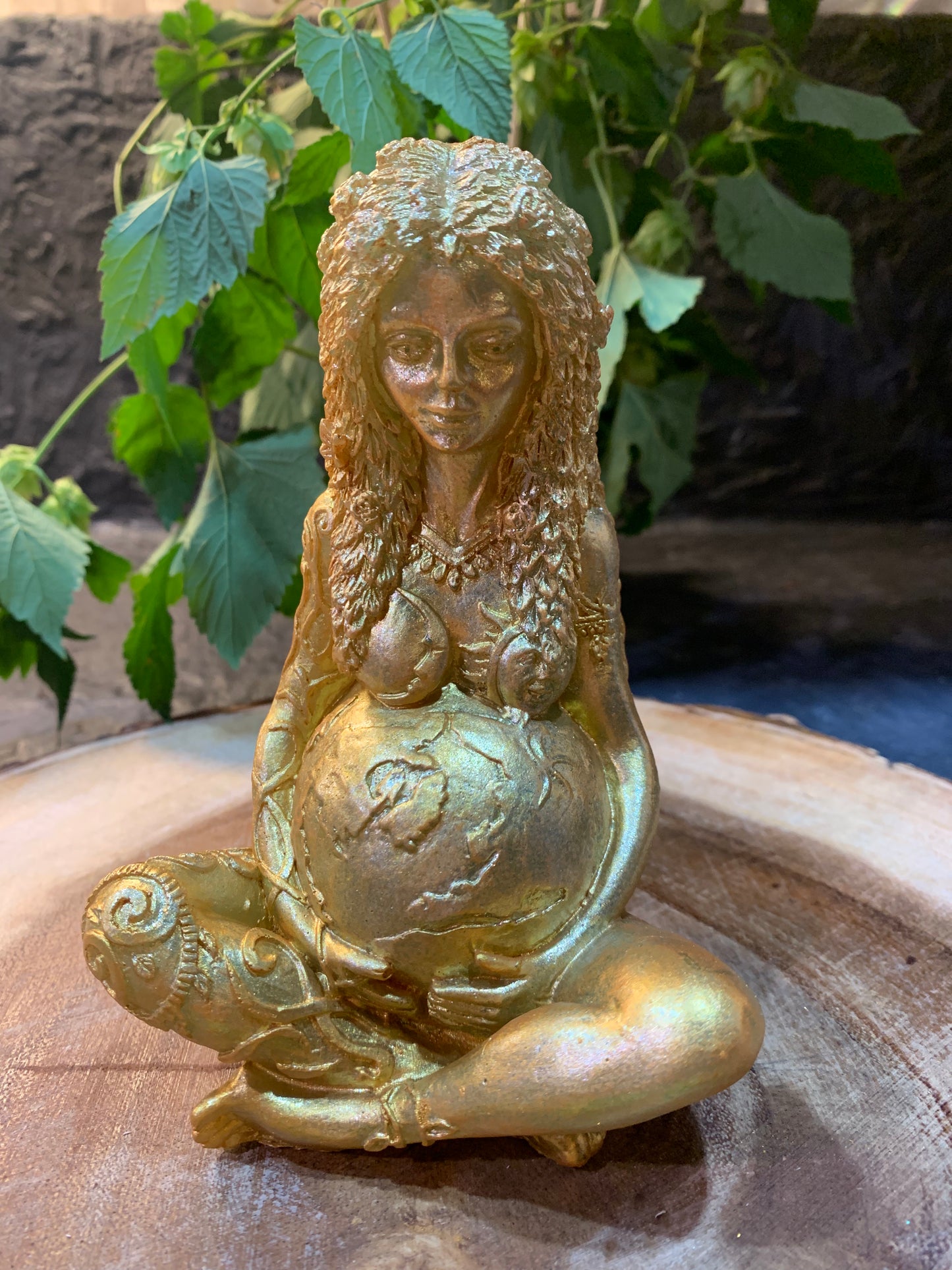 *Gaia Handpainted Golden Hand Soap